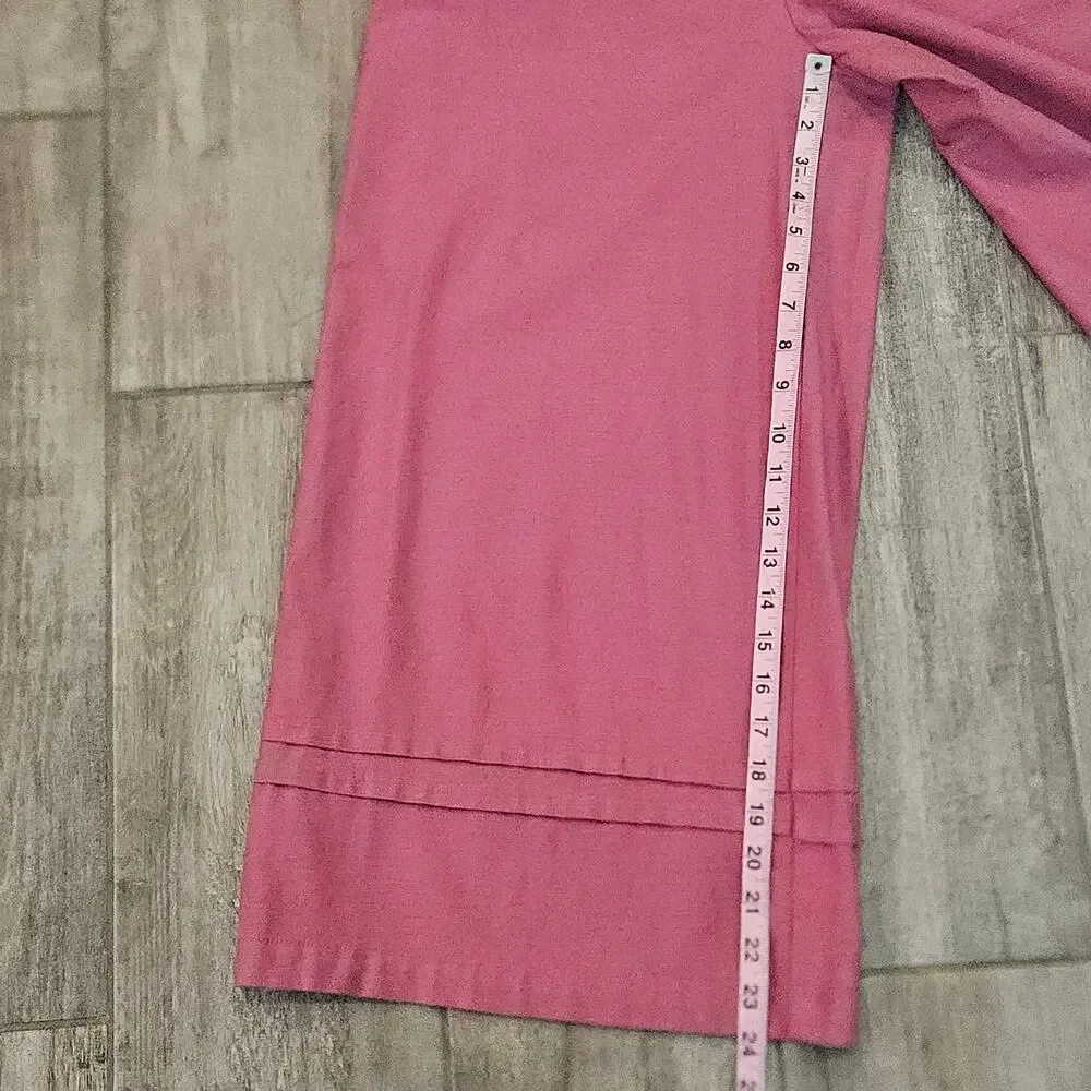 Anthropologie Somerset Jumpsuit Womens XS Pink Wide Leg Boho Casual Cottage‎